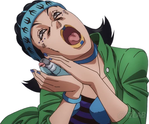 🐦 Стикер «JoJo Part 6 Stone Ocean» для Telegram