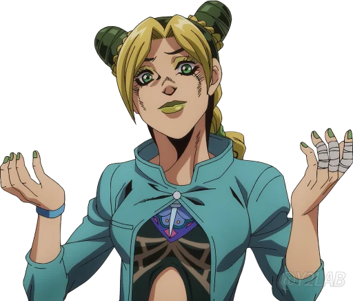 🤷‍♀ Стикер «JoJo Part 6 Stone Ocean» для Telegram
