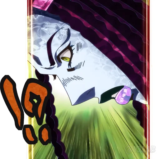 ⁉ Стикер «JoJo Part 6 Stone Ocean» для Telegram