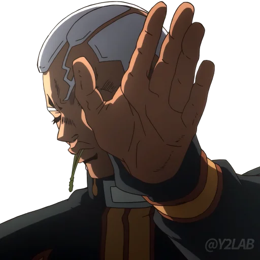 🙅‍♂ Стикер «JoJo Part 6 Stone Ocean» для Telegram