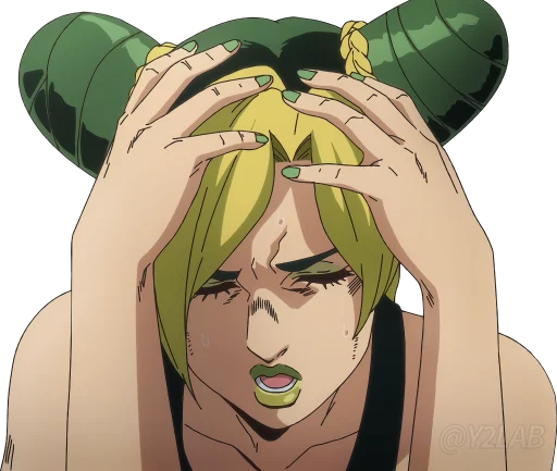 💆‍♀ Стикер «JoJo Part 6 Stone Ocean» для Telegram