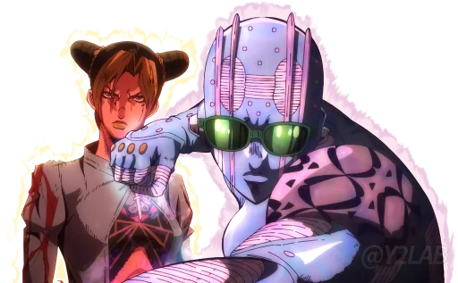 👊 Стикер «JoJo Part 6 Stone Ocean» для Telegram