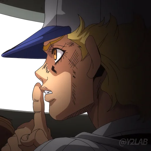 🤫 Стикер «JoJo Part 6 Stone Ocean» для Telegram