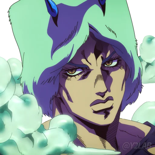 🌦 Стикер «JoJo Part 6 Stone Ocean» для Telegram