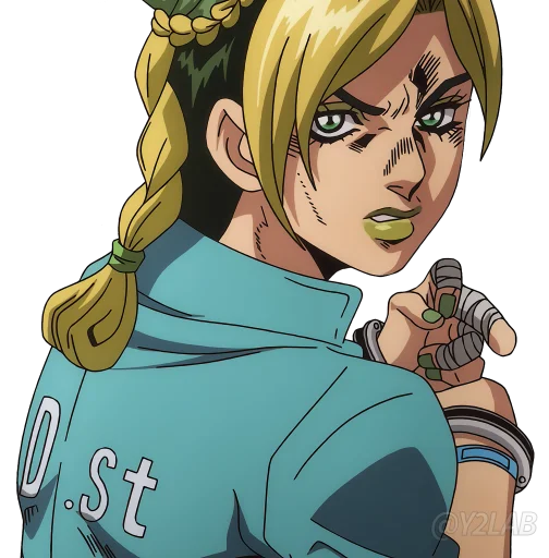 🖕 Стикер «JoJo Part 6 Stone Ocean» для Telegram