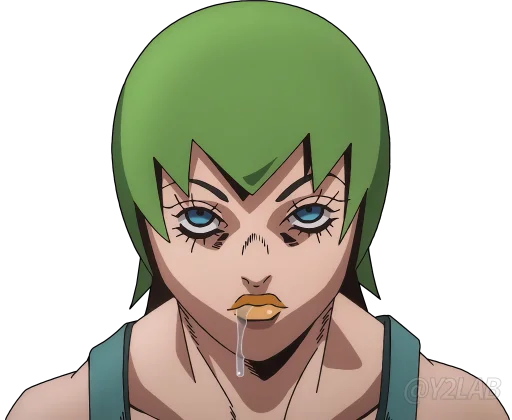 🤤 Стикер «JoJo Part 6 Stone Ocean» для Telegram