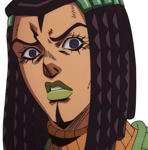 😟 Стикер «JoJo Part 6 Stone Ocean» для Telegram