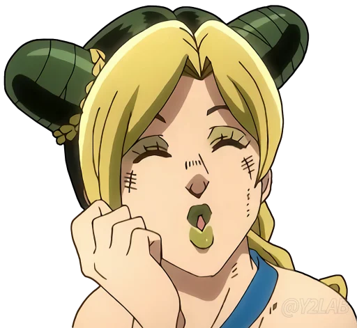 😚 Стикер «JoJo Part 6 Stone Ocean» для Telegram