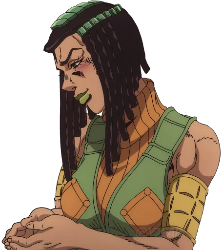 ☺ Стикер «JoJo Part 6 Stone Ocean» для Telegram