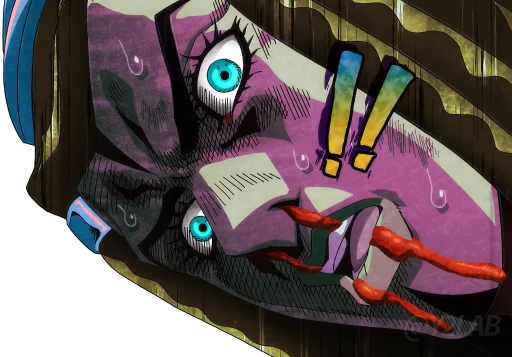 ❗ Стикер «JoJo Part 6 Stone Ocean» для Telegram