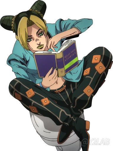 🚽 Стикер «JoJo Part 6 Stone Ocean» для Telegram