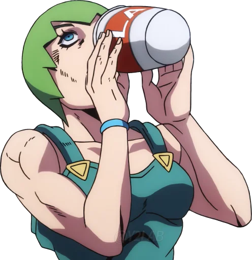 🥤 Стикер «JoJo Part 6 Stone Ocean» для Telegram