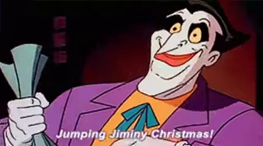 😲 Стикер «Joker The Animated Series» для Telegram