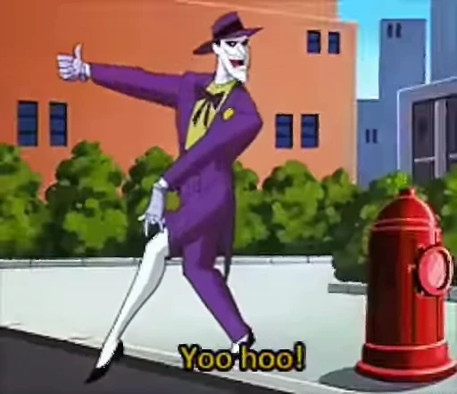🦵 Стикер «Joker The Animated Series» для Telegram