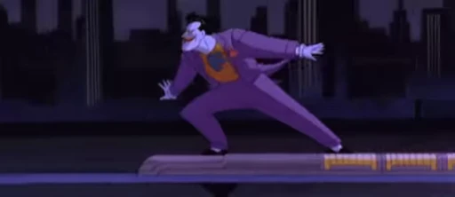 🚌 Стикер «Joker The Animated Series» для Telegram