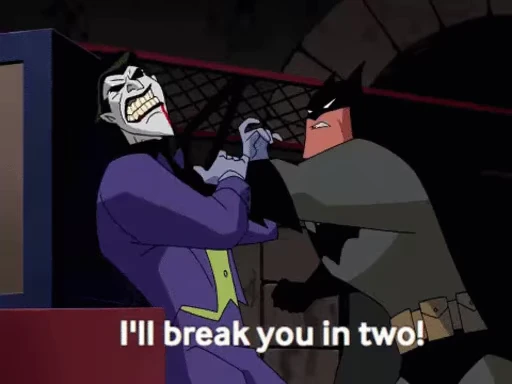 💪 Стикер «Joker The Animated Series» для Telegram