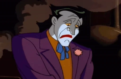 😥 Стикер «Joker The Animated Series» для Telegram