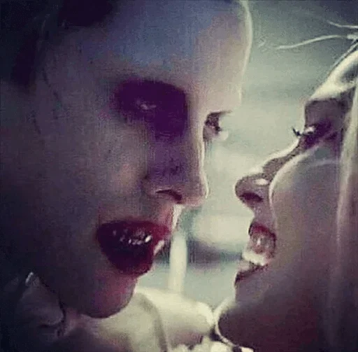 😥 Стикер «joker and harley love story» для Telegram