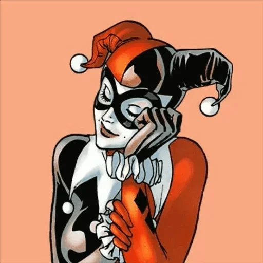 🤢 Стикер «joker and harley love story» для Telegram