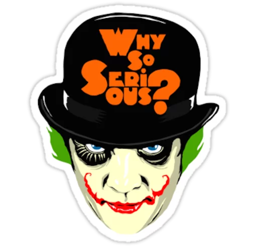 🎩 Стикер «Joker» для Telegram