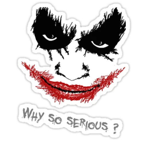 😏 Стикер «Joker» для Telegram