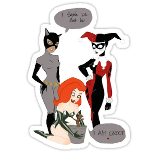 👩 Стикер «Joker» для Telegram