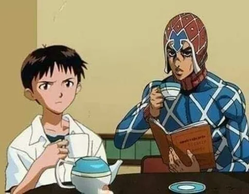 🍺 Стикер «jojo bruh colllllection ssss» для Telegram