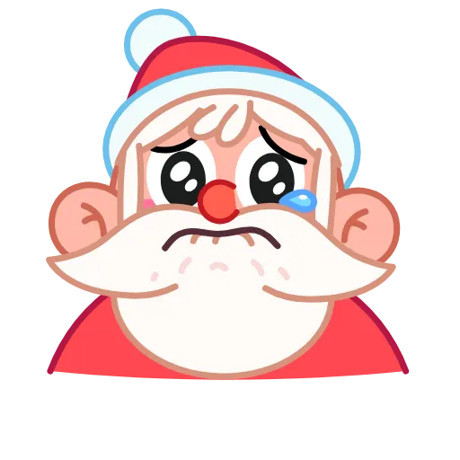 😭 Стикер «Jolly Santa» для Telegram
