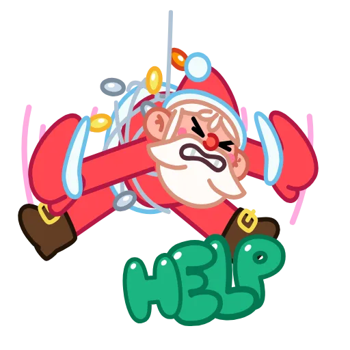 😒 Стикер «Jolly Santa» для Telegram
