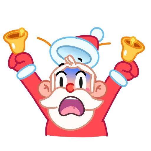 😱 Стикер «Jolly Santa» для Telegram
