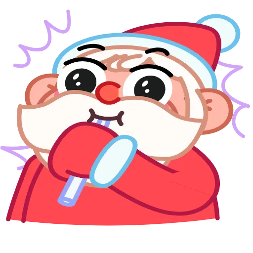 🤤 Стикер «Jolly Santa» для Telegram