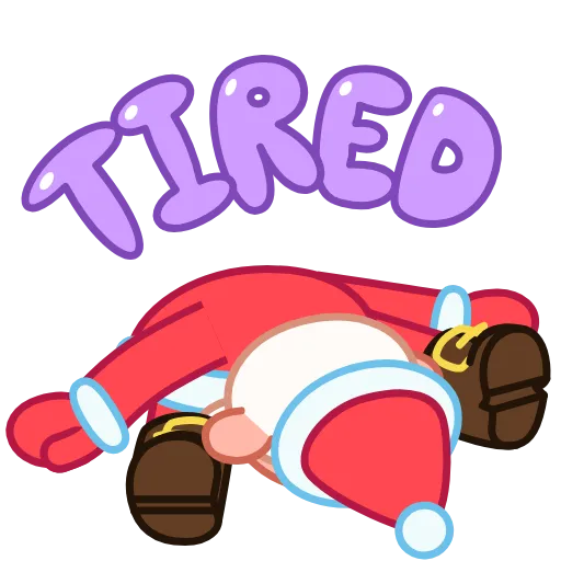 😪 Стикер «Jolly Santa» для Telegram