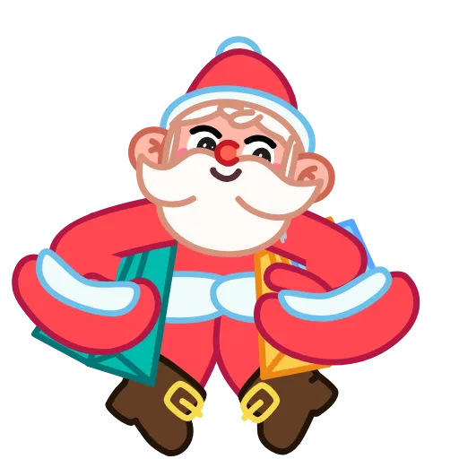 🎁 Стикер «Jolly Santa» для Telegram