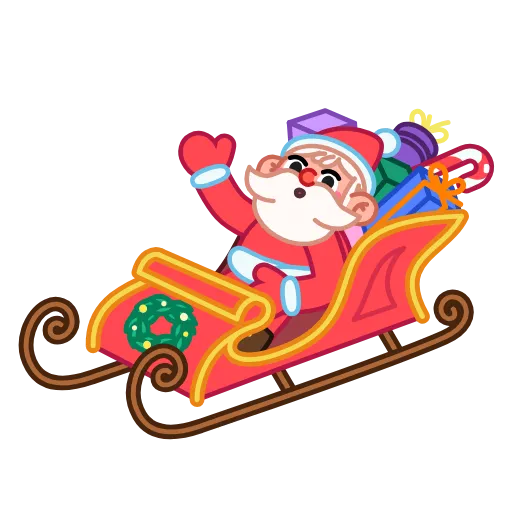 👋 Стикер «Jolly Santa» для Telegram