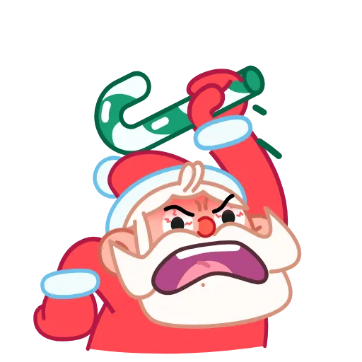🤬 Стикер «Jolly Santa» для Telegram