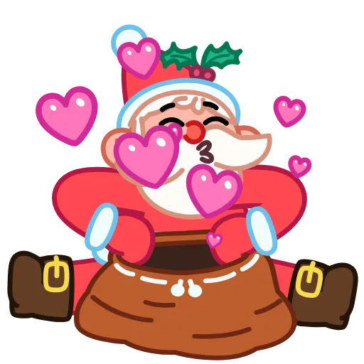 😘 Стикер «Jolly Santa» для Telegram
