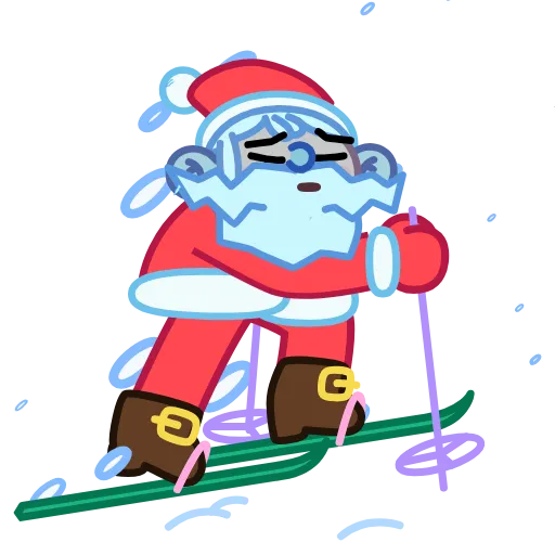 🥶 Стикер «Jolly Santa» для Telegram