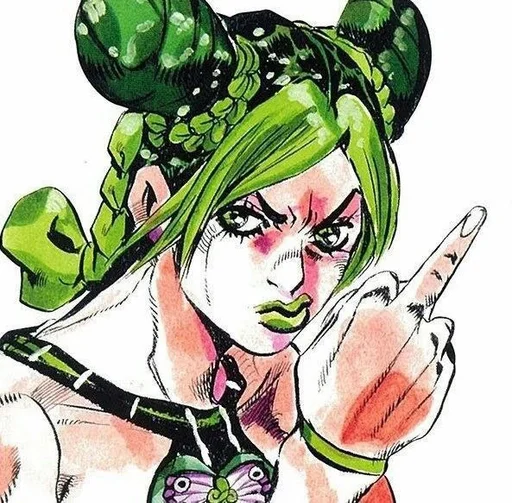 🧶 Стикер «Jolyne Kujo» для Telegram