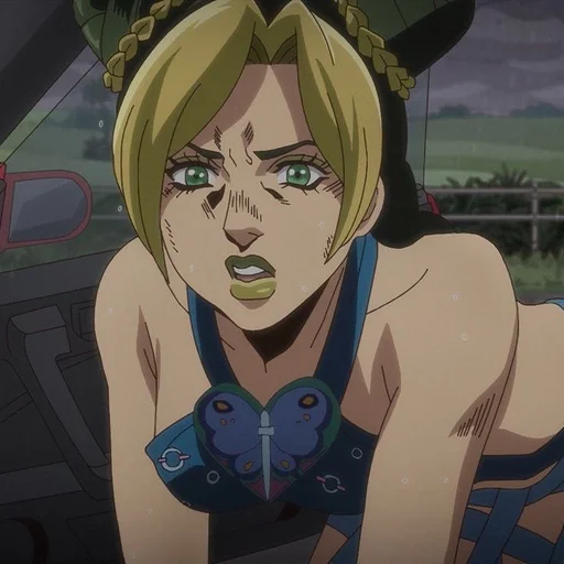 🧶 Стикер «Jolyne Kujo» для Telegram