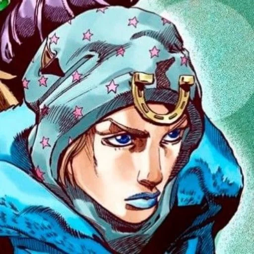 🟦 Стикер «Johnny Joestar Джонни Джостар» для Telegram