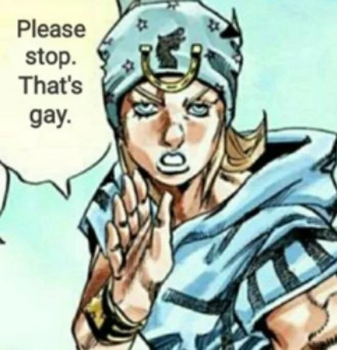 🟦 Стикер «Johnny Joestar Джонни Джостар» для Telegram