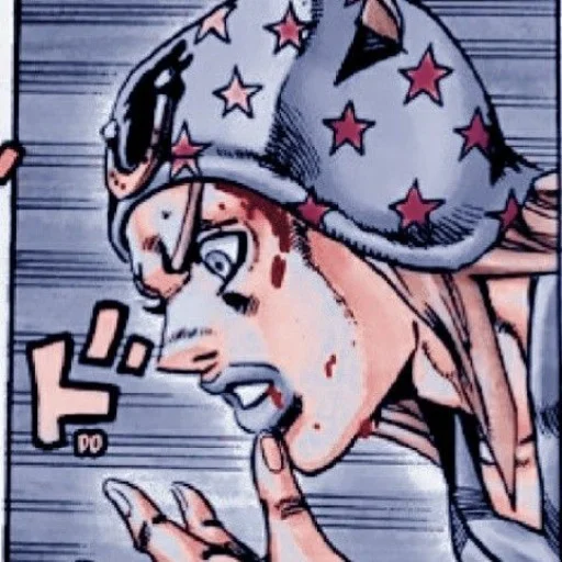 🟦 Стикер «Johnny Joestar Джонни Джостар» для Telegram