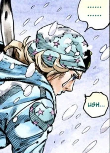🟦 Стикер «Johnny Joestar Джонни Джостар» для Telegram
