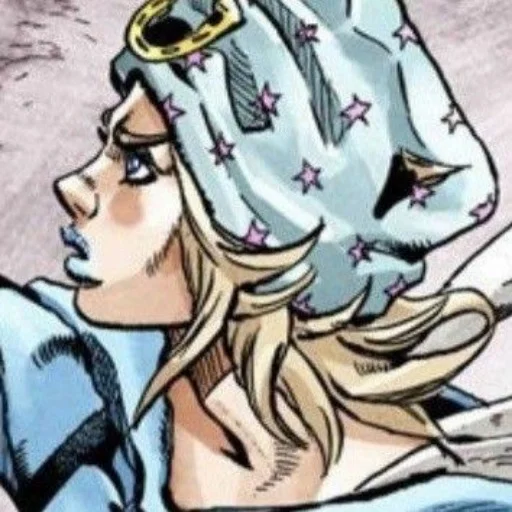 🟦 Стикер «Johnny Joestar Джонни Джостар» для Telegram