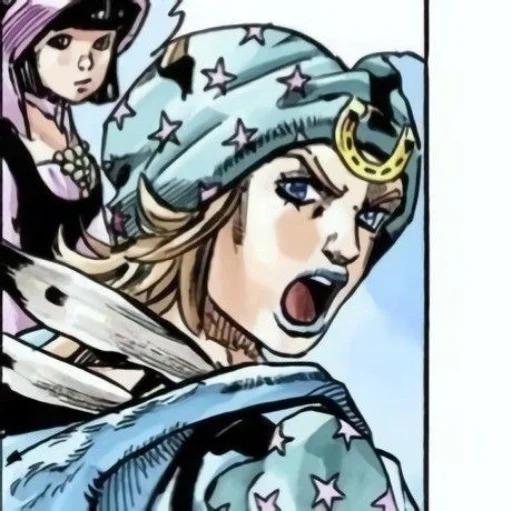 🟦 Стикер «Johnny Joestar Джонни Джостар» для Telegram