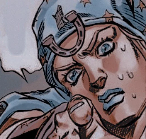 🟦 Стикер «Johnny Joestar Джонни Джостар» для Telegram