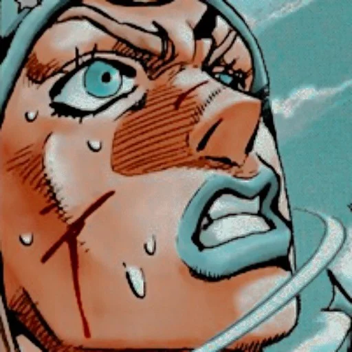 🟦 Стикер «Johnny Joestar Джонни Джостар» для Telegram