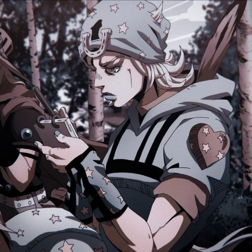 🟦 Стикер «Johnny Joestar Джонни Джостар» для Telegram