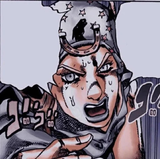 🟦 Стикер «Johnny Joestar Джонни Джостар» для Telegram