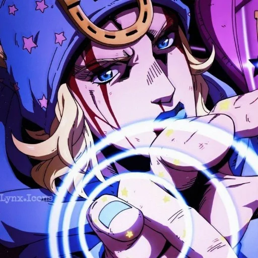 🟦 Стикер «Johnny Joestar Джонни Джостар» для Telegram